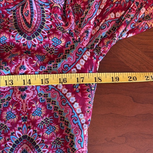 Fire Los Angeles Red and Pink Sheath Cocktail Dress - Picture 11 of 12